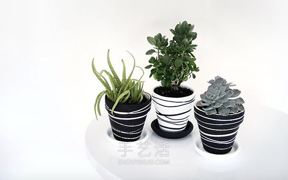 多肉花盆卡通畫！簡(jiǎn)單手繪改造出超萌款 -  rpnrmr.com