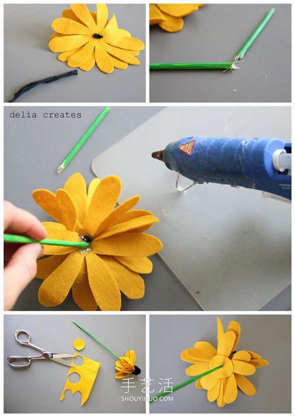 16款各種花DIY制作的迷人手工藝品裝飾 -  rpnrmr.com