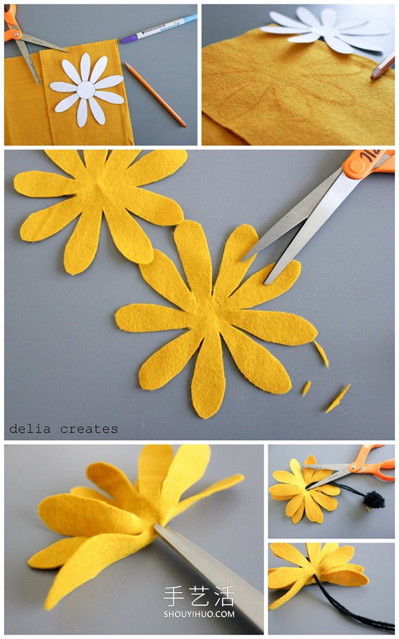 16款各種花DIY制作的迷人手工藝品裝飾 -  rpnrmr.com