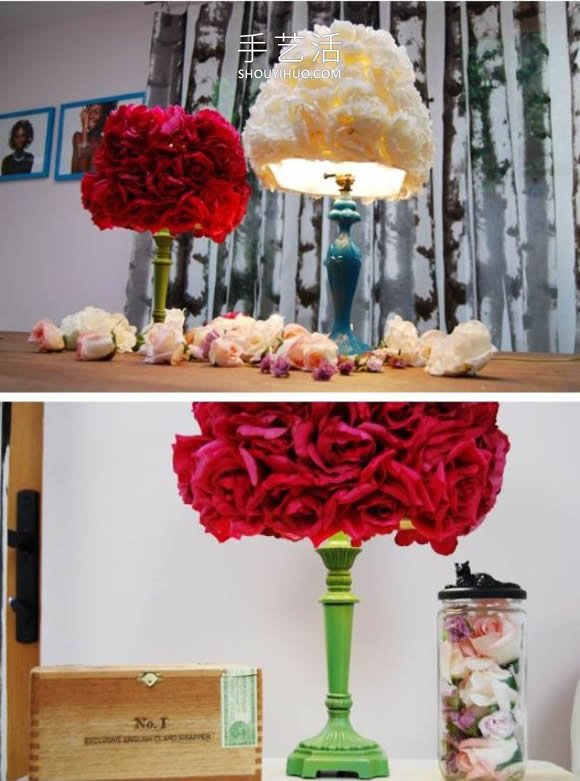 16款各種花DIY制作的迷人手工藝品裝飾 -  rpnrmr.com