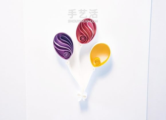 衍紙幾個氣球 就做成讓人超喜歡的生日卡片！ -  rpnrmr.com