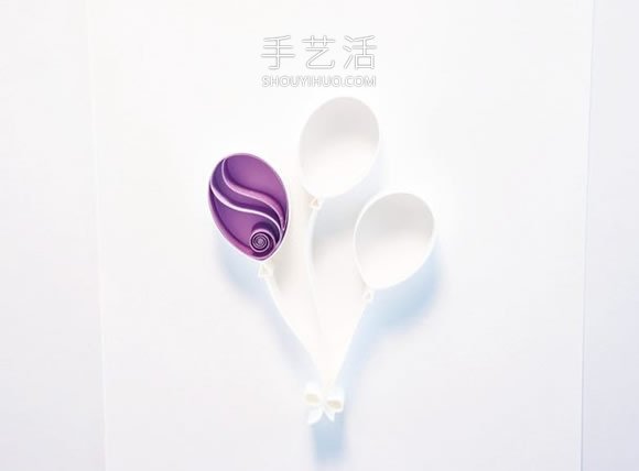 衍紙幾個氣球 就做成讓人超喜歡的生日卡片！ -  rpnrmr.com