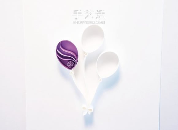 衍紙幾個氣球 就做成讓人超喜歡的生日卡片！ -  rpnrmr.com