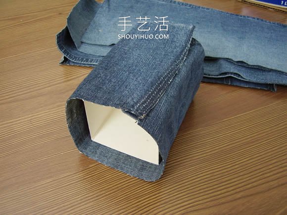 舊牛仔褲改造多功能收納柜 帶抽屜和側(cè)邊袋！ -  rpnrmr.com