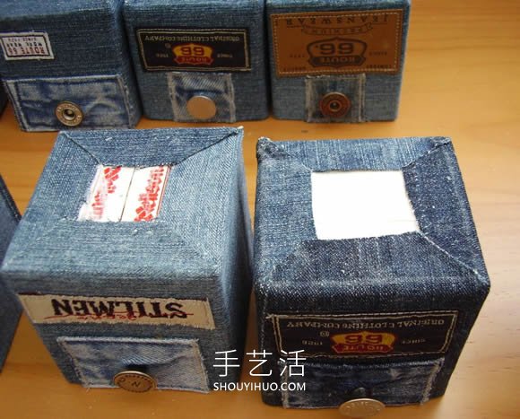 舊牛仔褲改造多功能收納柜 帶抽屜和側(cè)邊袋！ -  rpnrmr.com