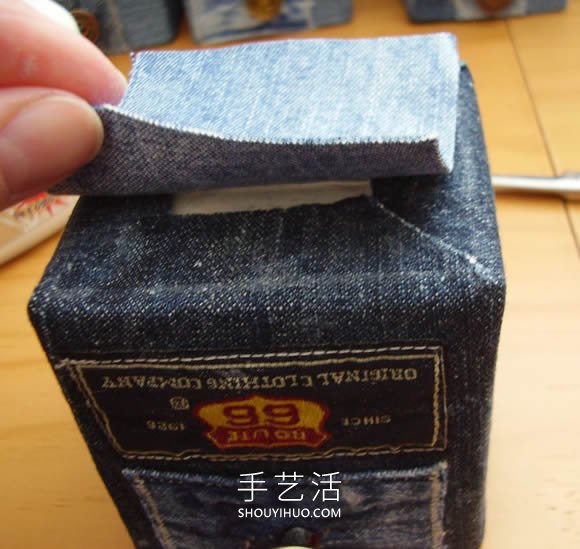 舊牛仔褲改造多功能收納柜 帶抽屜和側(cè)邊袋！ -  rpnrmr.com