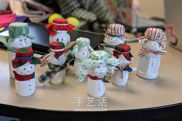 只需幾分鐘！牛奶瓶子手工制作可愛雪人 -  rpnrmr.com