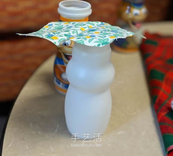 只需幾分鐘！牛奶瓶子手工制作可愛雪人 -  rpnrmr.com