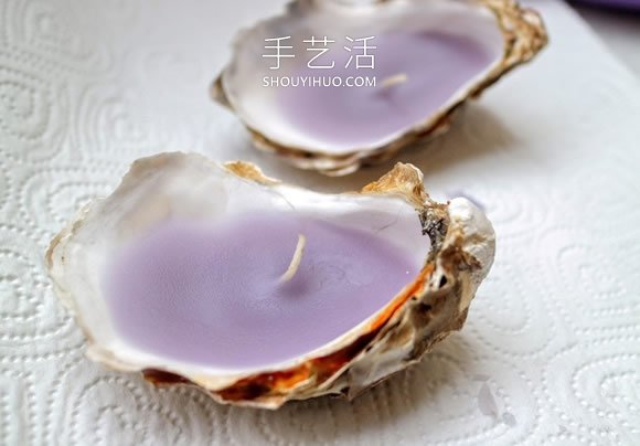 牡蠣殼再利用 簡單制作漂亮蠟燭的方法 -  rpnrmr.com