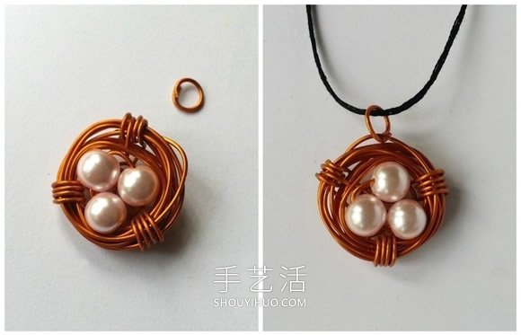 鳥巢也能當(dāng)飾品！金屬線制作創(chuàng)意項(xiàng)鏈吊墜 -  rpnrmr.com