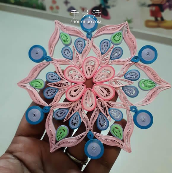 象征著吉祥如意！衍紙曼荼羅花的制作教程 -  rpnrmr.com