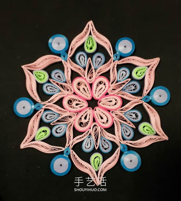 象征著吉祥如意！衍紙曼荼羅花的制作教程 -  rpnrmr.com