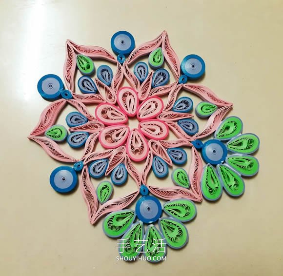 象征著吉祥如意！衍紙曼荼羅花的制作教程 -  rpnrmr.com
