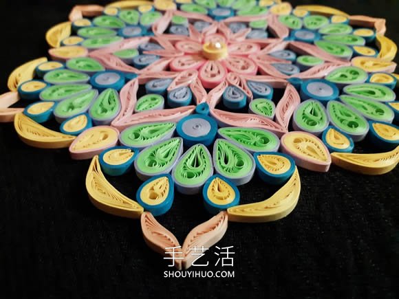 象征著吉祥如意！衍紙曼荼羅花的制作教程 -  rpnrmr.com