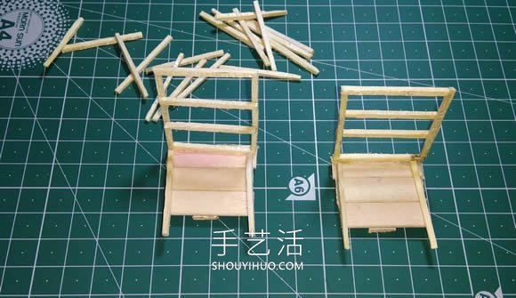 迷你才可愛(ài)！用雪糕棍和火柴棍制作桌椅視頻 -  rpnrmr.com
