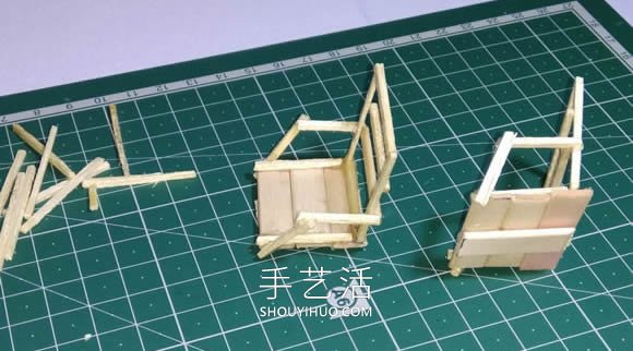 迷你才可愛(ài)！用雪糕棍和火柴棍制作桌椅視頻 -  rpnrmr.com