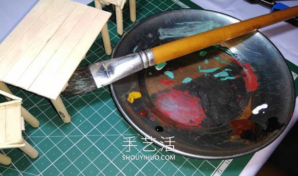 迷你才可愛(ài)！用雪糕棍和火柴棍制作桌椅視頻 -  rpnrmr.com