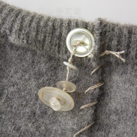 舊毛衣改造利用 DIY制作美好的懸掛花盆袋！ -  rpnrmr.com