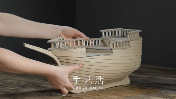 超逼真海盜船模型制作視頻 僅僅用了硬紙板！ -  rpnrmr.com