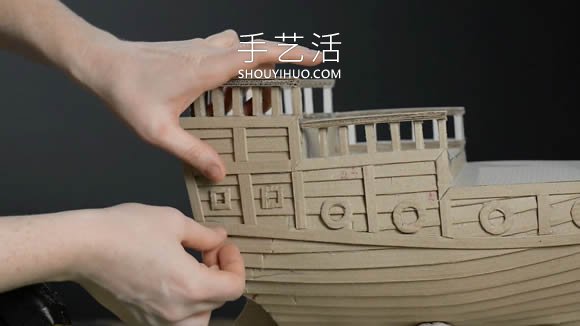 超逼真海盜船模型制作視頻 僅僅用了硬紙板！ -  rpnrmr.com
