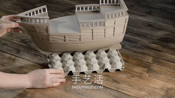 超逼真海盜船模型制作視頻 僅僅用了硬紙板！ -  rpnrmr.com