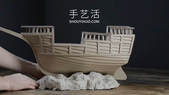 超逼真海盜船模型制作視頻 僅僅用了硬紙板！ -  rpnrmr.com