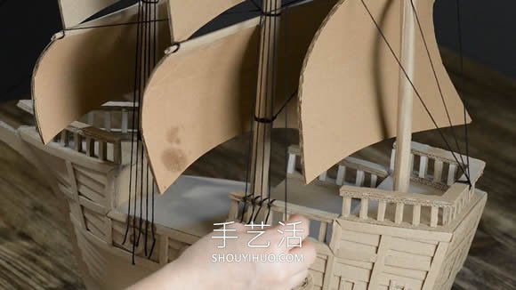 超逼真海盜船模型制作視頻 僅僅用了硬紙板！ -  rpnrmr.com