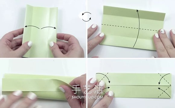 折紙八瓣蓮花的視頻教程 包括花瓣和葉子折法 -  rpnrmr.com