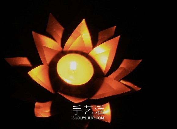 可樂罐手工制作金燦燦的蓮花燭臺(tái) 美翻了！ -  rpnrmr.com