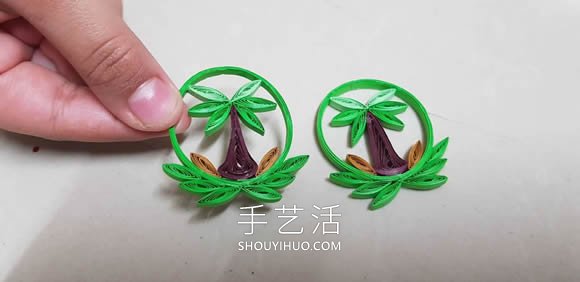 衍紙教程：超美的桌椅、水果籃和花瓶 -  rpnrmr.com