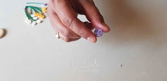 衍紙教程：超美的桌椅、水果籃和花瓶 -  rpnrmr.com