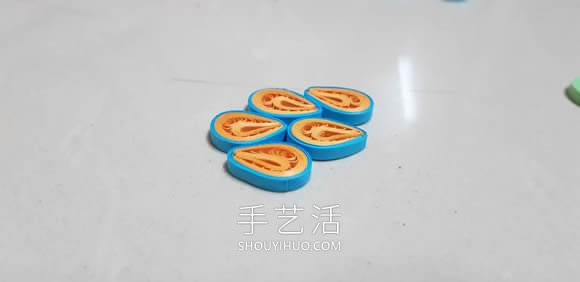 衍紙教程：超美的桌椅、水果籃和花瓶 -  rpnrmr.com