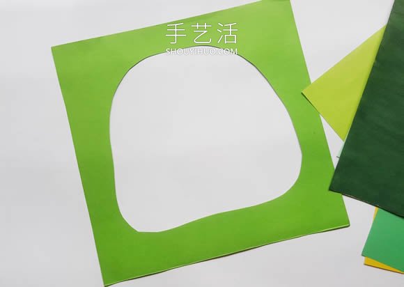 超詳細(xì)3D立體紙雕教程圖解：叢林里的無(wú)臉人 -  rpnrmr.com