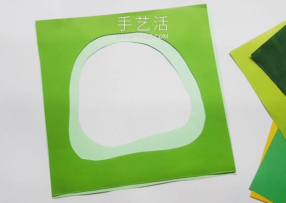 超詳細(xì)3D立體紙雕教程圖解：叢林里的無(wú)臉人 -  rpnrmr.com
