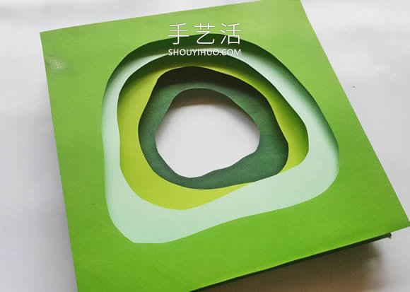 超詳細(xì)3D立體紙雕教程圖解：叢林里的無(wú)臉人 -  rpnrmr.com