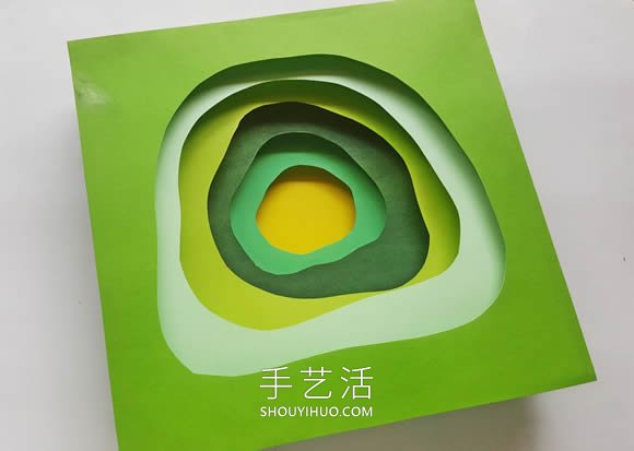 超詳細(xì)3D立體紙雕教程圖解：叢林里的無(wú)臉人 -  rpnrmr.com