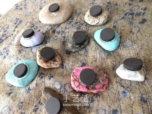 海邊撿回的石頭再利用 DIY制作創(chuàng)意冰箱貼！ -  rpnrmr.com