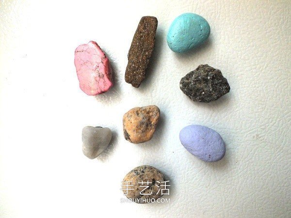 海邊撿回的石頭再利用 DIY制作創(chuàng)意冰箱貼！ -  rpnrmr.com