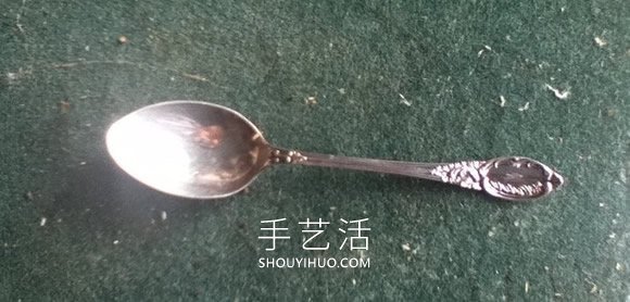 舊的銀勺子改造首飾 DIY一枚復(fù)古戒指！ -  rpnrmr.com