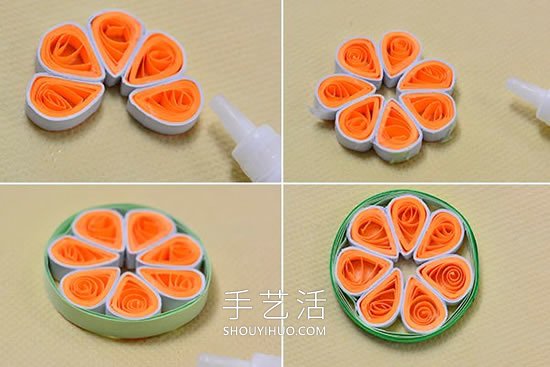 就像檸檬切片！創(chuàng)意衍紙耳環(huán)手工制作教程 -  rpnrmr.com
