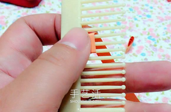 用梳子也能做！簡(jiǎn)單可愛(ài)衍紙五瓣花手工制作 -  rpnrmr.com