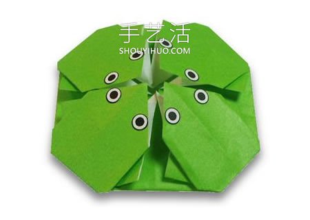 超簡單夏天折紙！只用一張紙折出4個小青蛙 -  rpnrmr.com