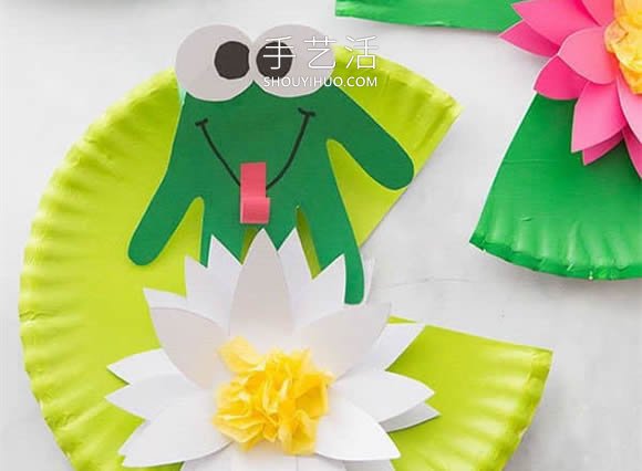 荷塘里的小青蛙！超可愛幼兒園夏天手工制作 -  rpnrmr.com