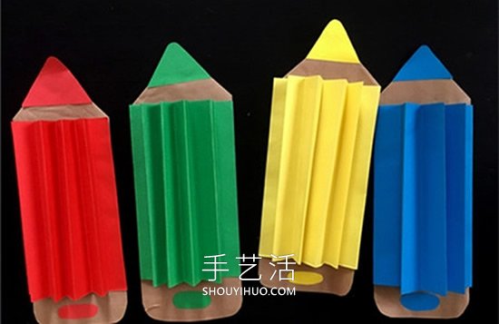 用紙做可愛(ài)的彩色鉛筆 很棒的教師節(jié)禮物！ -  rpnrmr.com
