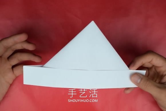 打掃衛(wèi)生時(shí)戴頭上！簡單三角形帽子的折法 -  rpnrmr.com