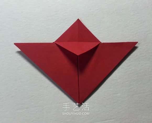 簡(jiǎn)單折紙4個(gè)花瓣 粘合得到一朵四瓣花！ -  rpnrmr.com