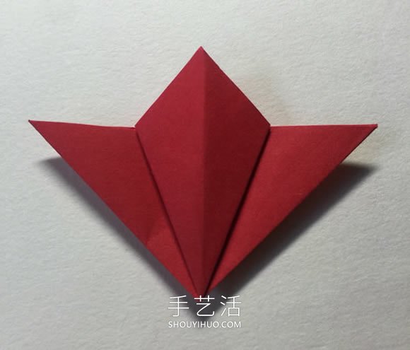 簡(jiǎn)單折紙4個(gè)花瓣 粘合得到一朵四瓣花！ -  rpnrmr.com