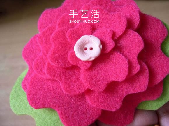 新手也能學(xué)會(huì)！自制簡(jiǎn)單氈布花朵發(fā)箍的方法 -  rpnrmr.com