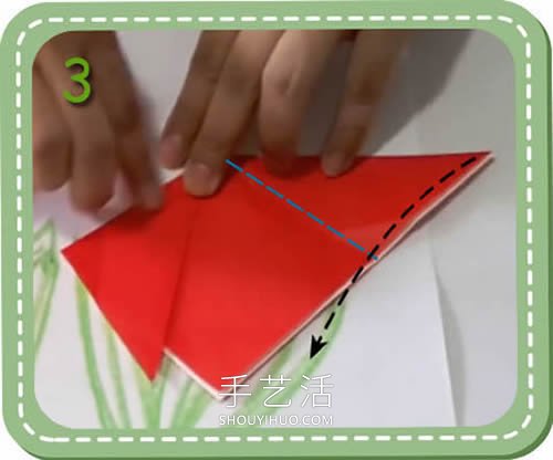 簡(jiǎn)單容易學(xué)！兒童手工折紙郁金香的視頻教程 -  rpnrmr.com