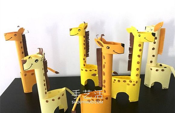 幼兒園手工制作立體長(zhǎng)頸鹿的做法圖解 -  rpnrmr.com